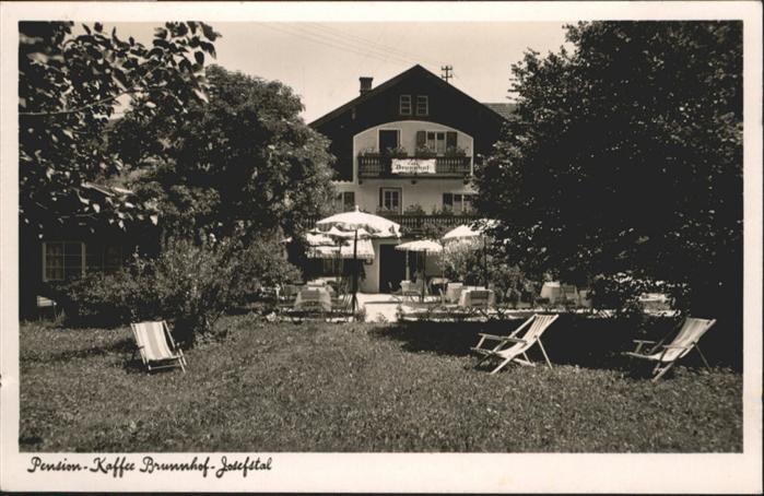 Neuhaus Schliersee [Stempelabschlag] Pension Kaffee Brunnh