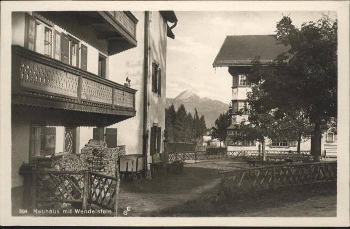 Neuhaus Schliersee Wendelstein