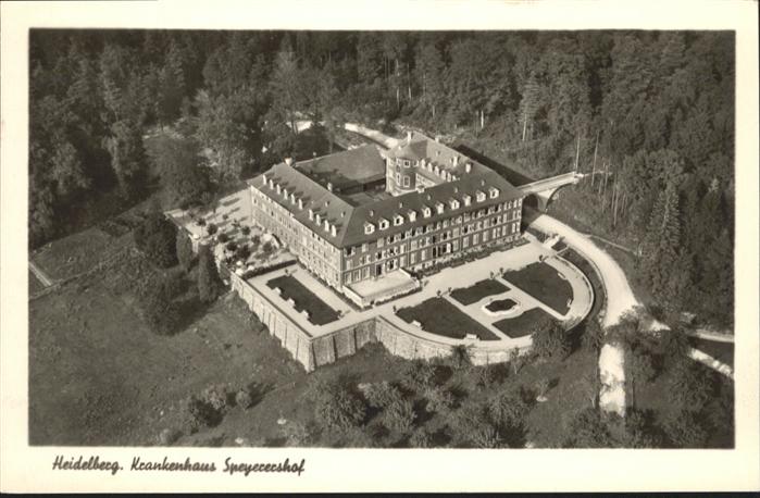 Heidelberg Neckar Krankenhaus Speyererhof Fliegeraufnahme