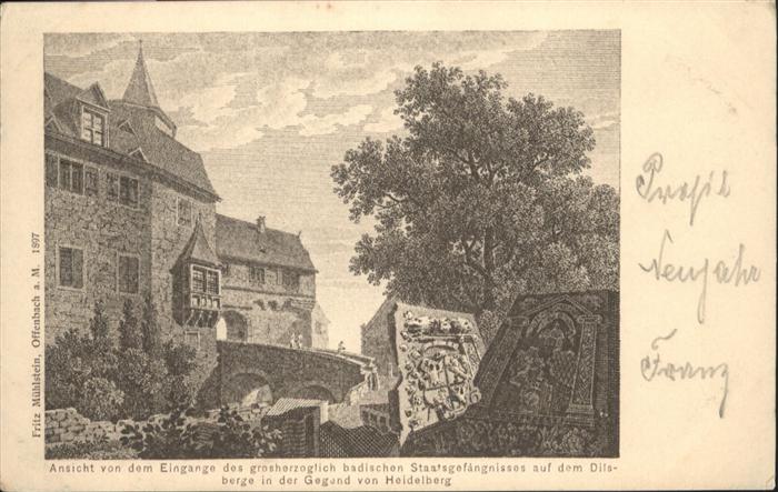 Heidelberg Neckar Staatsgefängmiss Dilsberge