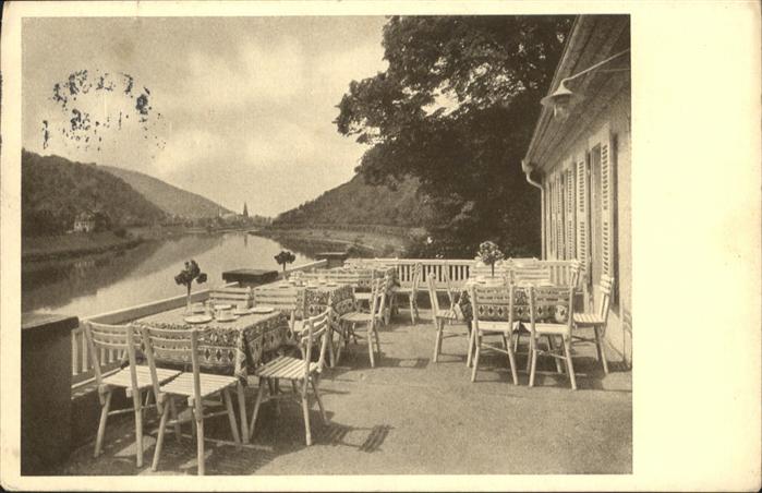 Heidelberg Neckar Park Kaffee Restaurant Haarlass