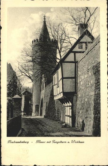 Neubrandenburg Fangelturm Wickhaus