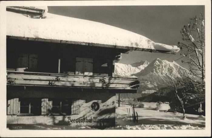 Fischen Allgaeu Berg Gasthof Alpenrose