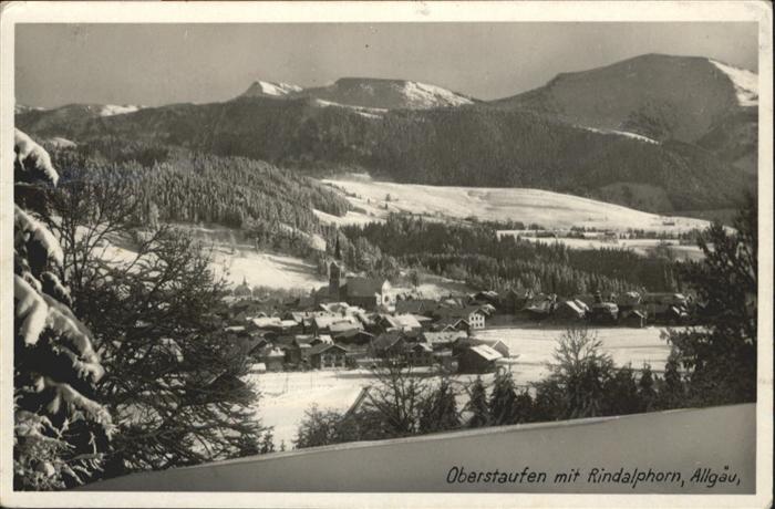 Oberstaufen Oberallgaeu Bayern Rindalphorn
