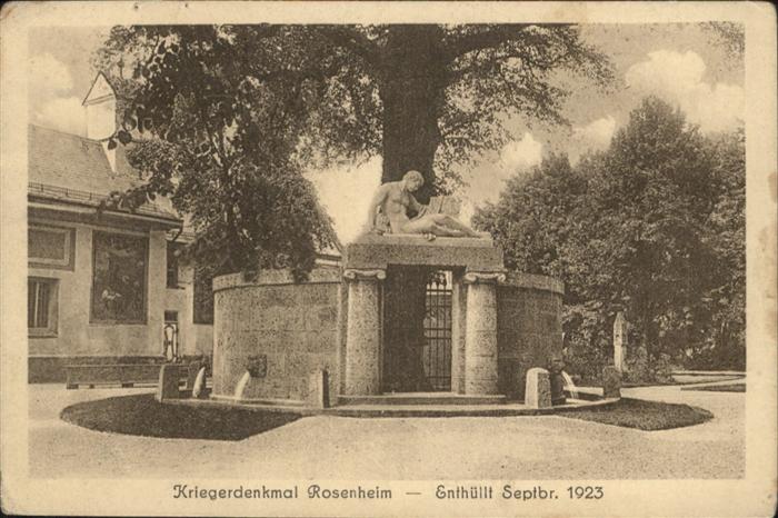 Rosenheim Bayern Krieger Denkmal