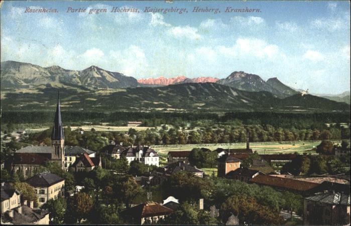 Rosenheim Bayern Hochriss Kaisergebirge Heuberg Kranzhor