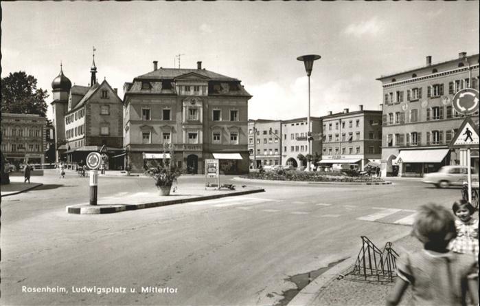 Rosenheim Bayern Ludwigsplatz Mittertor