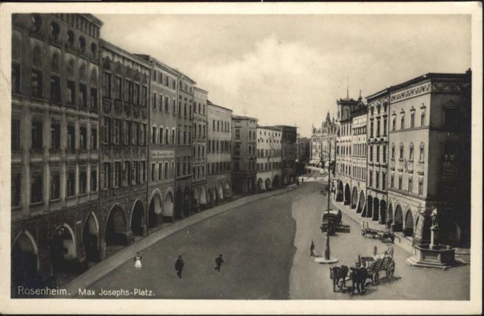 Rosenheim Bayern Max Josephsplatz Kutsche