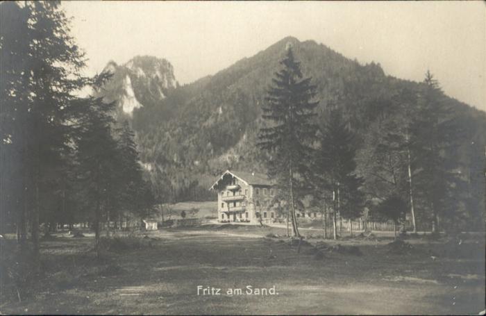 Ruhpolding Bayern Fritz am Sand