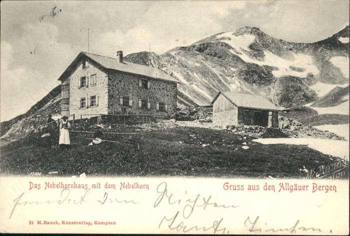 Oberstdorf [Stenpelabschlag] Nebelhornhaus