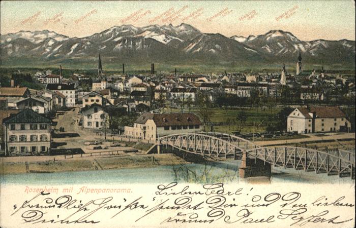 Rosenheim Bayern Brücke