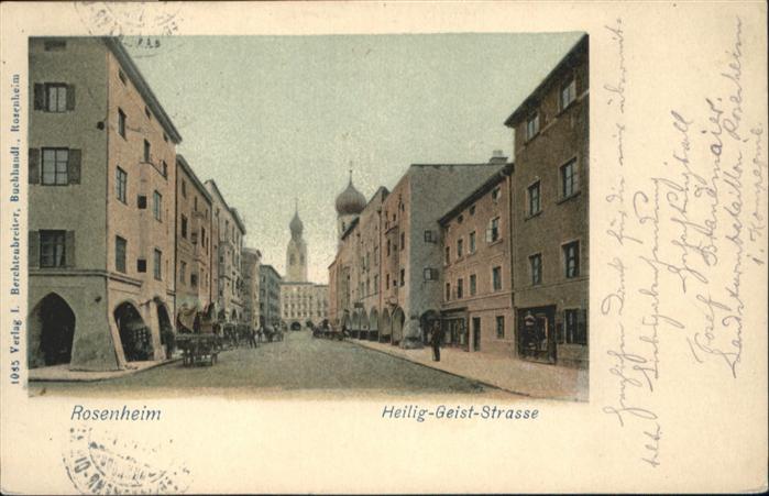 Rosenheim Bayern Heilg Geiststrasse