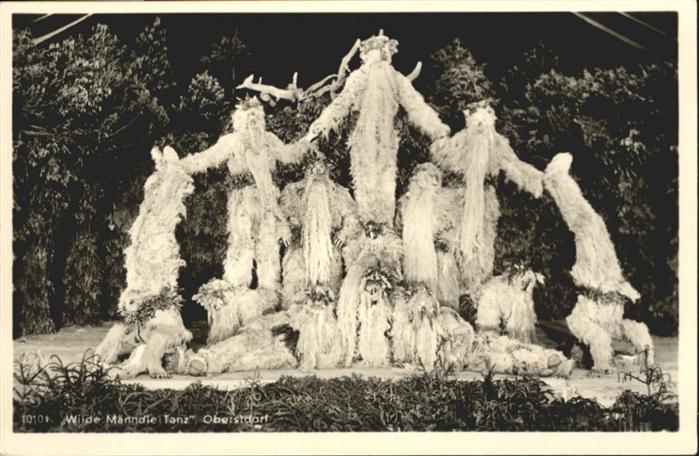 OBERSTDORF Bayern Wilde Maenndle Tanz