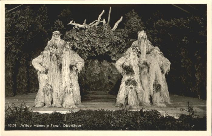 OBERSTDORF Bayern Wilde Maenndle Tanz