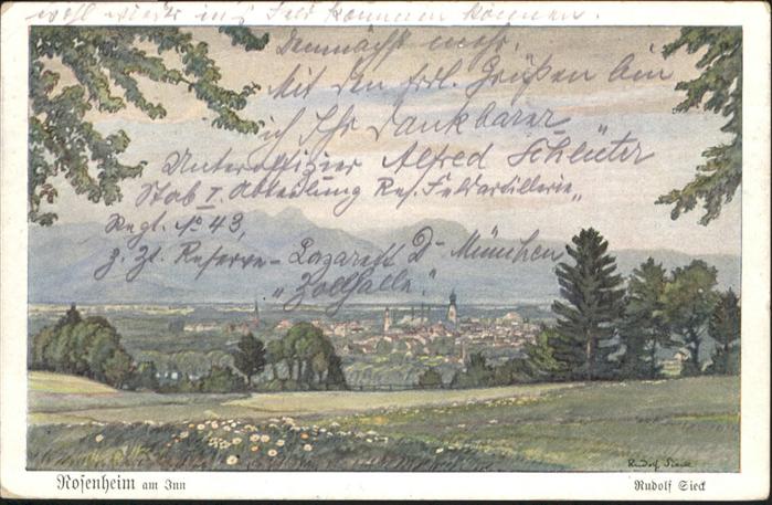 Rosenheim Bayern Künstler Josef Sieck