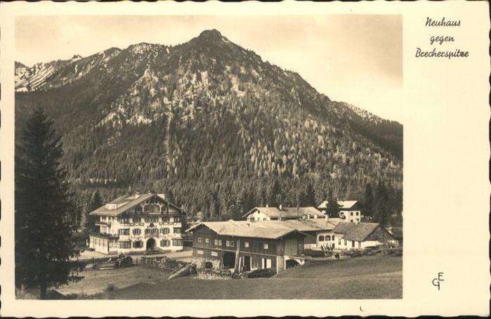 Neuhaus Schliersee Becherspitze