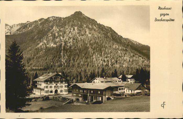Neuhaus Schliersee Becherspitze