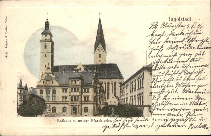 INGOLSTADT  CITY Rathaus
Untere Pfarrkirche