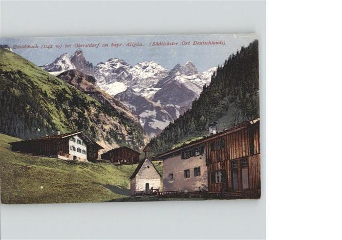 Einoedsbach Oberstdorf
Bayer. Allgäu