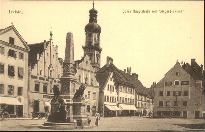 Freising Oberbayern Hauptstrasse Krieger Denkmal