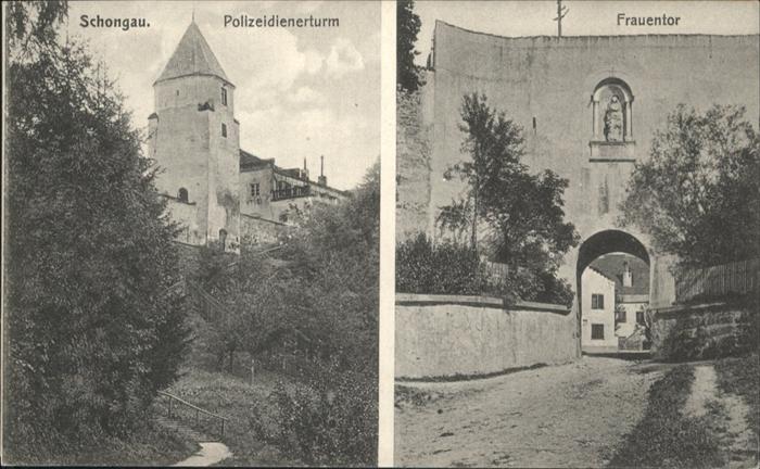 Schongau Frauentor Polizeidienerturm