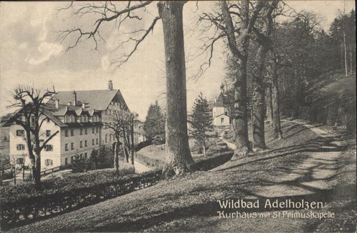 Bad Adelholzen Oberbayern Wildbad Kurhaus St Primus Kapelle