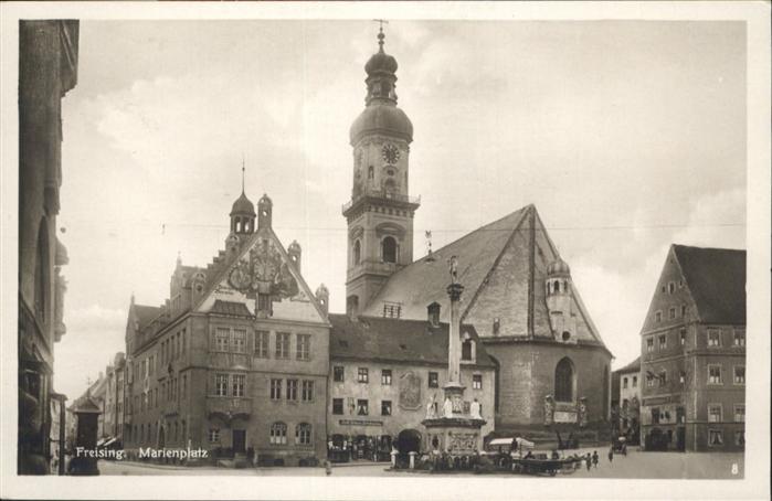 Freising Oberbayern Marienplatz