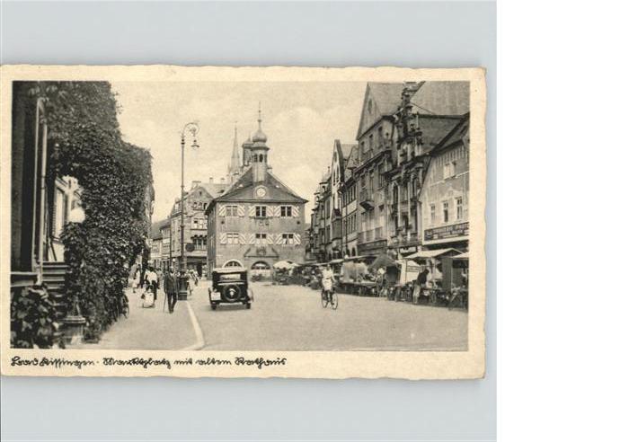 Bad Kissingen Marktplatz Rathaus