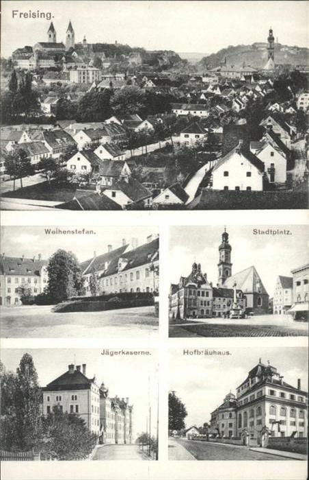 Freising Oberbayern Weihenstephan Stadtplatz Jägerkaserne H