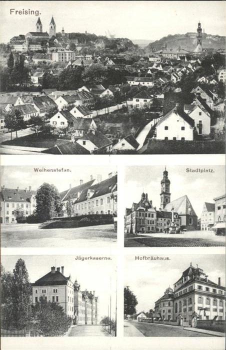 Freising Oberbayern Weihenstephan Stadtplatz Jägerkaserne H
