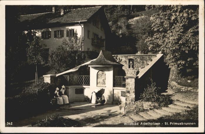 Bad Adelholzen Oberbayern Wildbad St Primusbrunnen