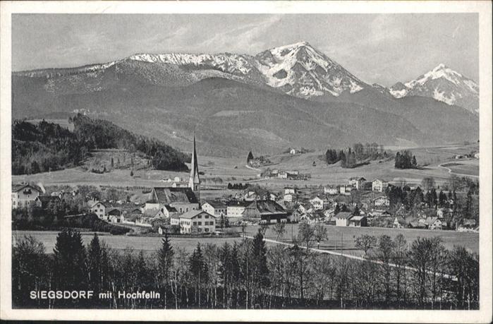 Siegsdorf Oberbayern Hochfelln