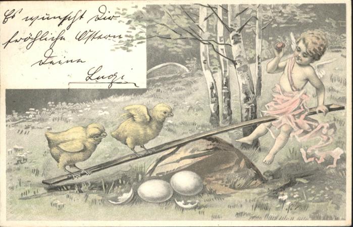 Engel Küken Ostern Wippe