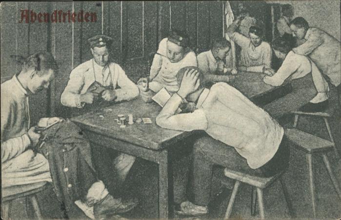 Soldatenleben Abendfrieden Spiele Nähen