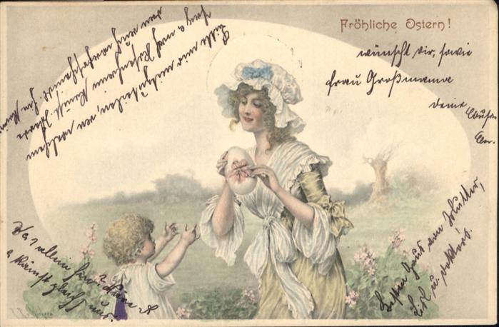 Ostern Easter Paques Frau