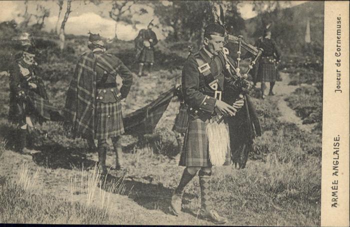 Instrumente Cornemuse Armee Anglaise Tracht