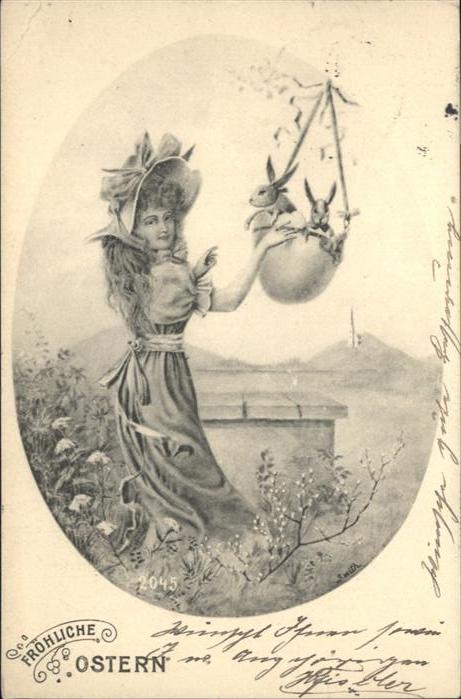 Ostern Easter Paques Frau