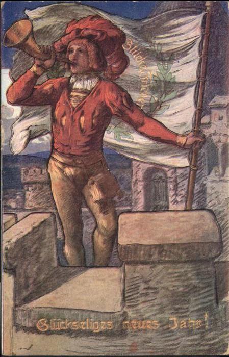 Trompeter Scheffel Neujahr