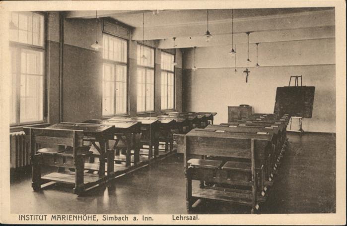Simbach Inn Institut Marienhöhe Lehrsaal