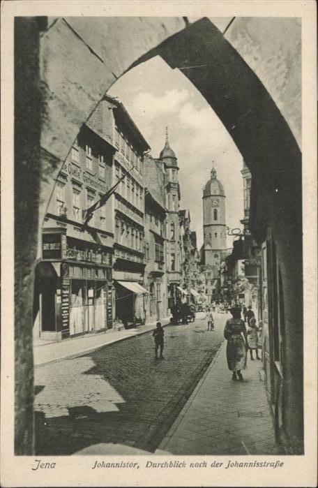 JENA  Thueringen Johannistor Johannisstrasse