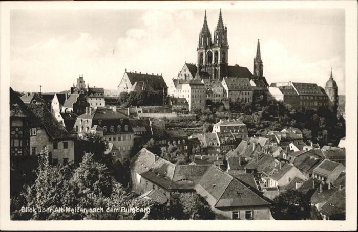 Meissen Elbe Sachsen Burgberg