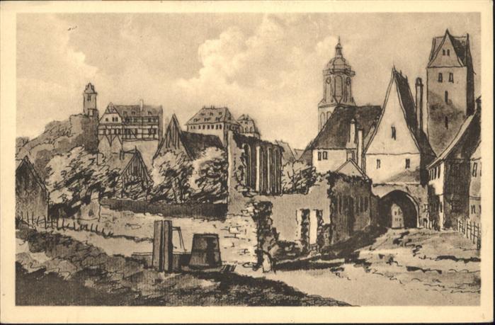 Meissen Elbe Sachsen Stadttore