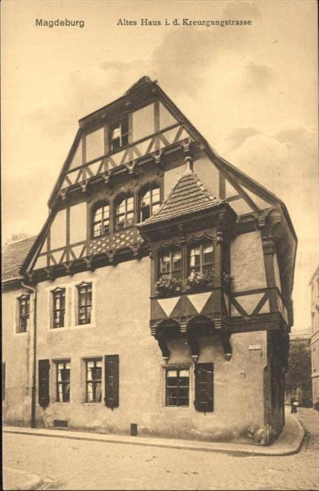 MAGDEBURG  CITY Kreuzgangstrasse Altes Haus