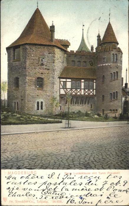 MAGDEBURG  CITY Lucasklause Turm Preussen