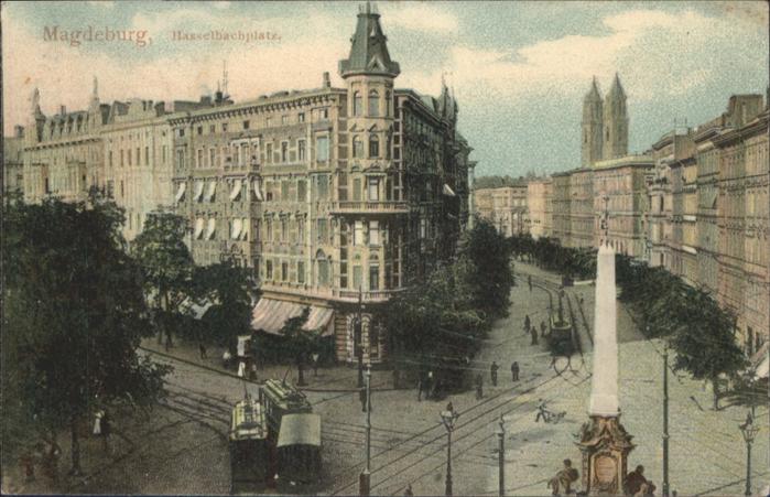 MAGDEBURG  CITY Hasselbachplatz Strassenbahn