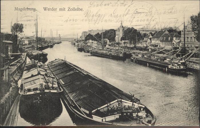MAGDEBURG  CITY Werder Zollelbe Schiff
