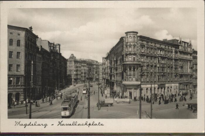 MAGDEBURG CITY Hasselbachplatz Strassenbahn