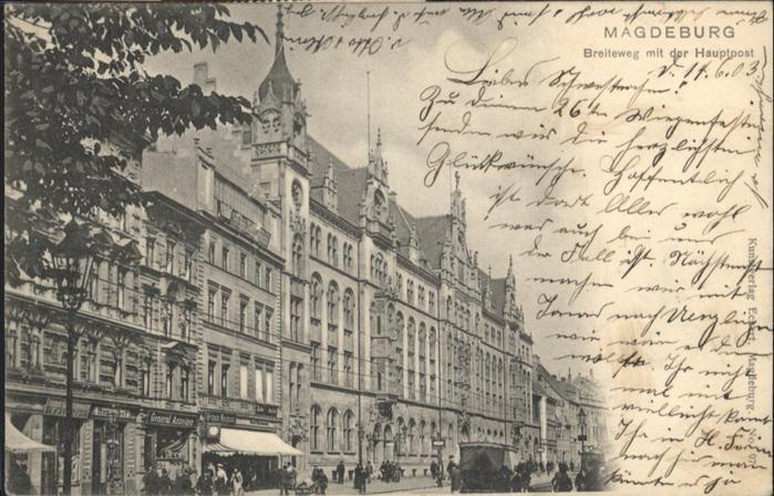 MAGDEBURG  CITY Breiteweg Post