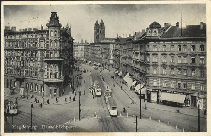MAGDEBURG CITY Hasselbachplatz Strassenbahn
