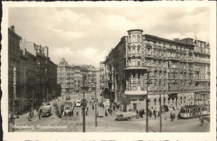 MAGDEBURG CITY Hasselbachplatz Strassenbahn